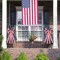 2PCS 4th of July Decorations, Red White Blue Wreath Decor for Front Door, Stripe Stars Tree Topper Patriotic Bows, for Independence Day, Memorial Day, Indoor/Outdoor Home Holiday Party.